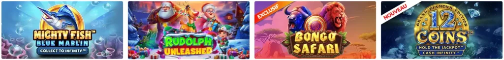 Sélection de machines à sous au LUCKY TREASURE CASINO